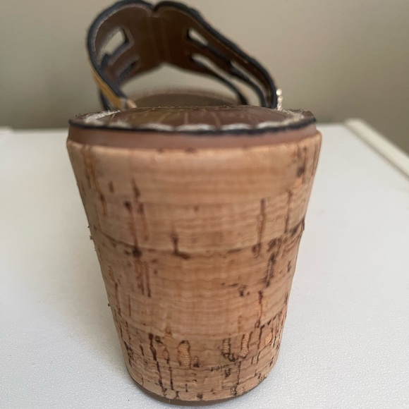 Sam Edelman Women’s Leopard Print Wedge Slide Sandals SZ 8 - Picture 7 of 14